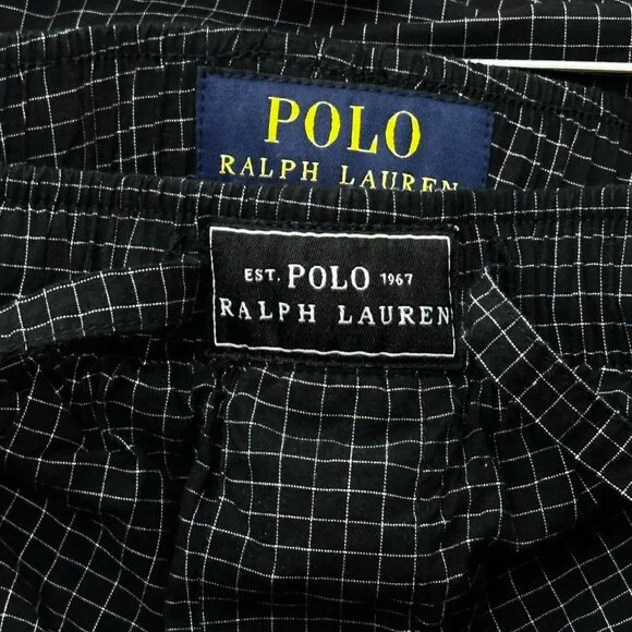 Polo Ralph Lauren Matching Grid Pattern Pajama Set - Picture 8 of 13
